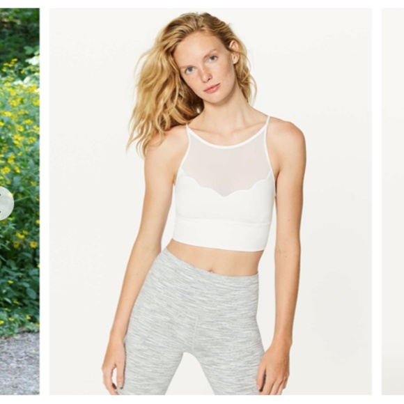 lululemon athletica Tops - Lululemon Adore Your Core Sports Bra White Size 2